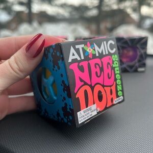 Atomic Nee Doh Squeeze Toy - Blue PRICE FOR ONE